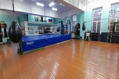    Боксерский ринг в Подольске © Telegram-канал главы г.о. Подольск Дмитрия Жарикова