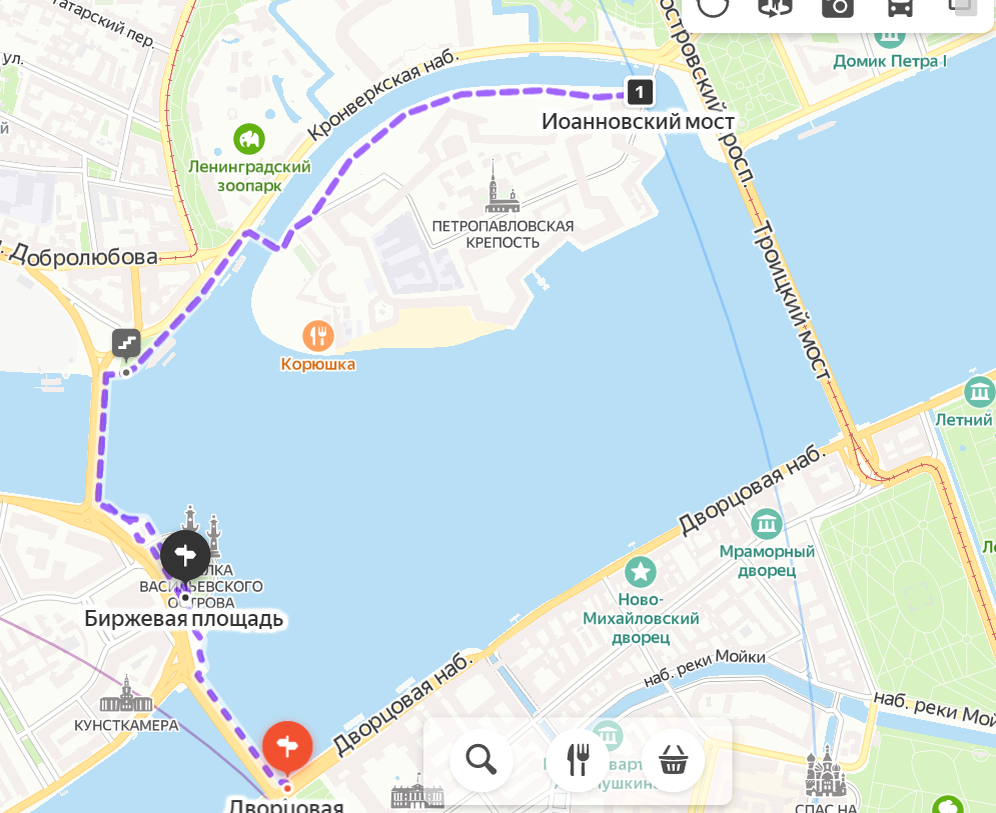 Дворцовый мост в санкт петербурге карта