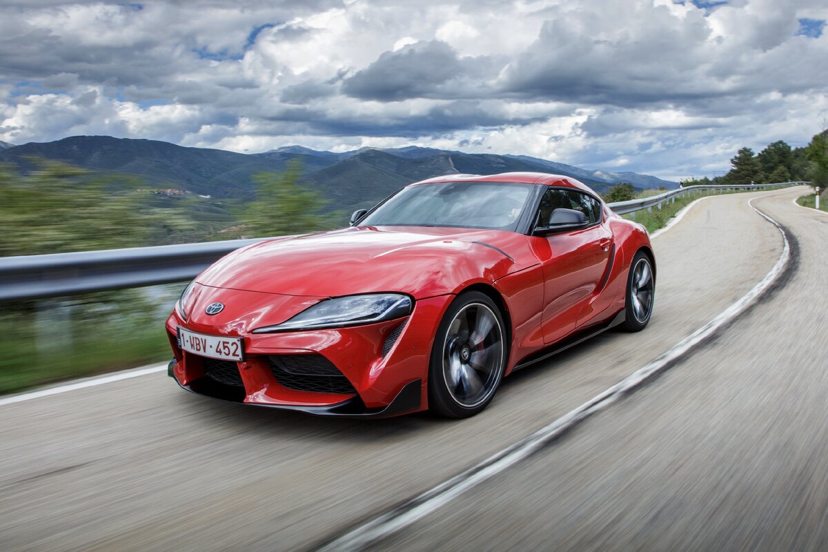 Toyota Supra a90 Red