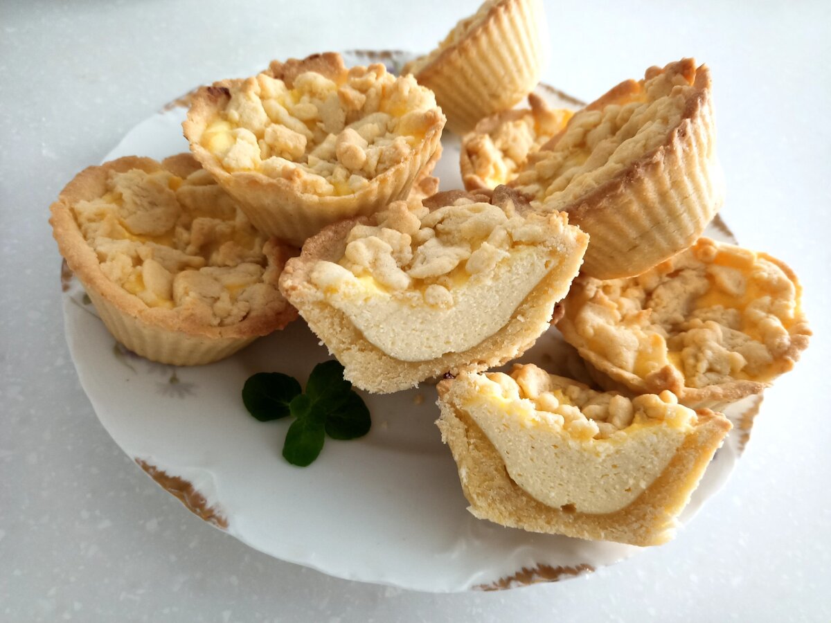 Пирожное корзиночки из песочного теста рецепт с фото пошагово в духовке