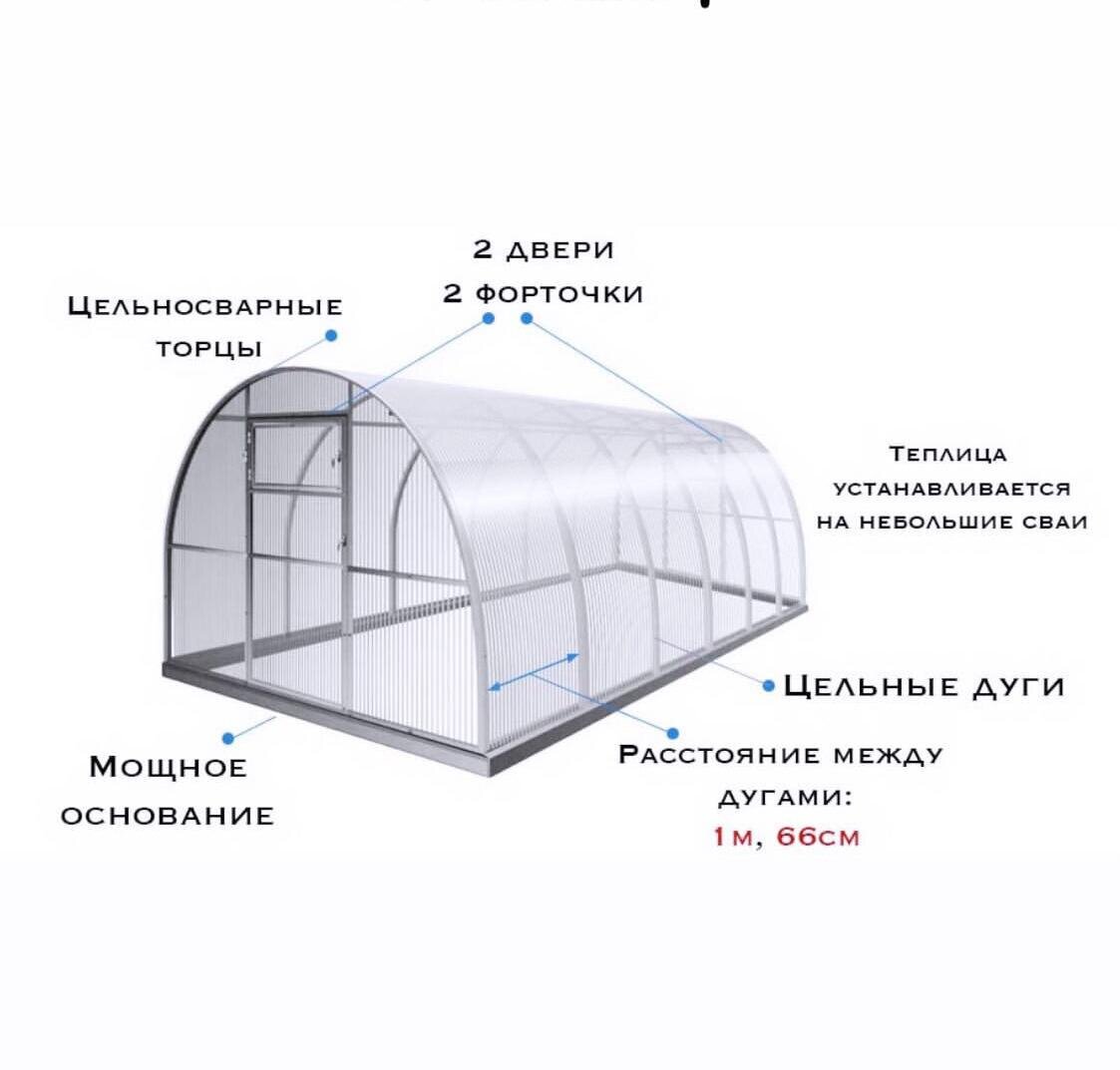 Теплицы усиленные из поликарбоната - виды, модели, инструкция по сборке!