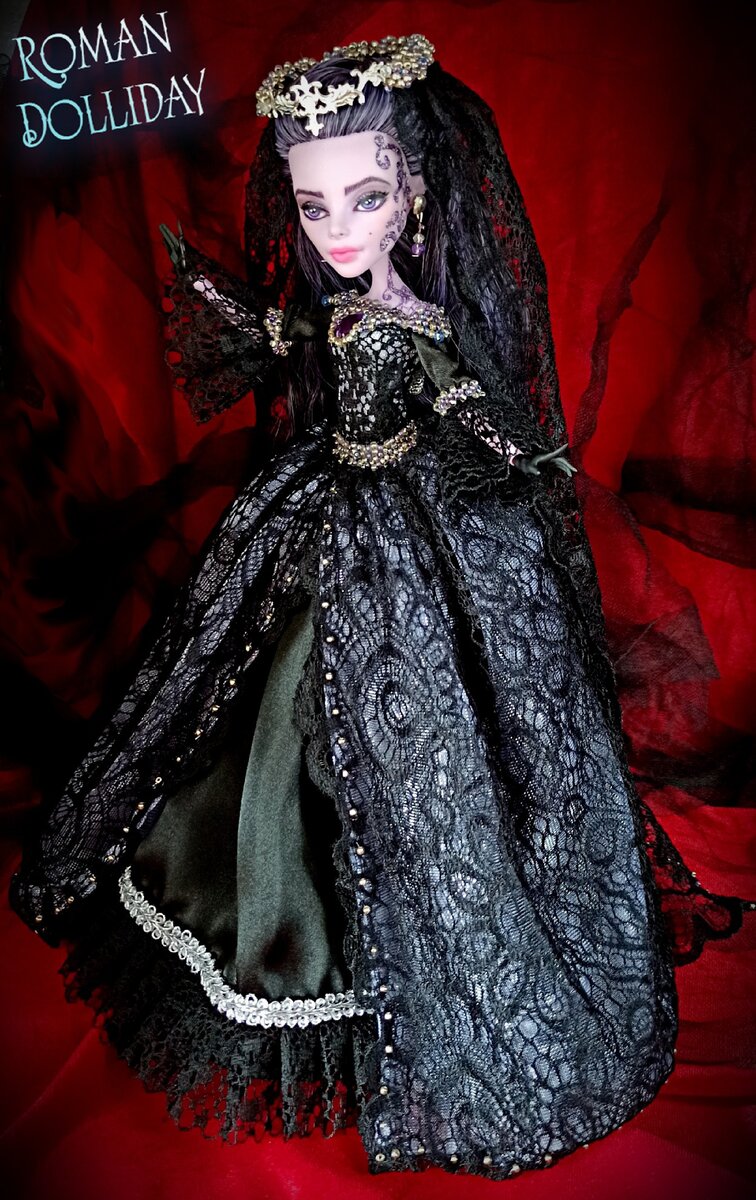 OOAK custom/ repaint ever after high doll- Raven Queen- Фея Бабочка