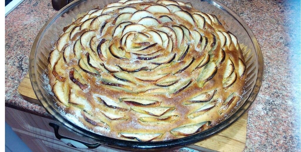 Пирог "Бабье лето" с яблоками