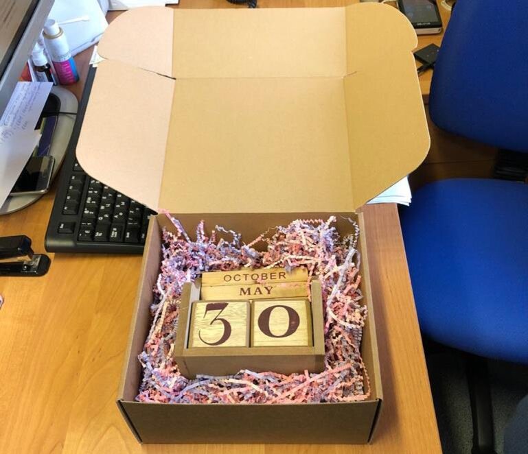 Пример использования коробки