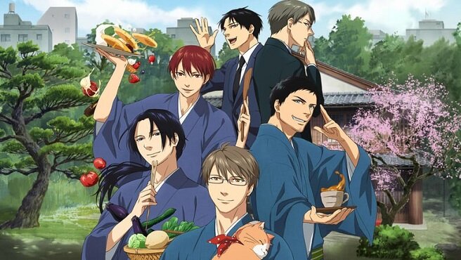 Описание: История разворачивается в японском чайном доме «Рокуходо», который благодаря усилиям работников пользуется большой популярностью. Кёсуй, Грегорио, Токитака и Цубаки не только гостеприимны к своим клиентам, но время от времени также помогают им с их заботами. Серия восхитительных историй, которые происходят в этом уютном ресторанчике. Итак, кто же будет их клиентами сегодня?