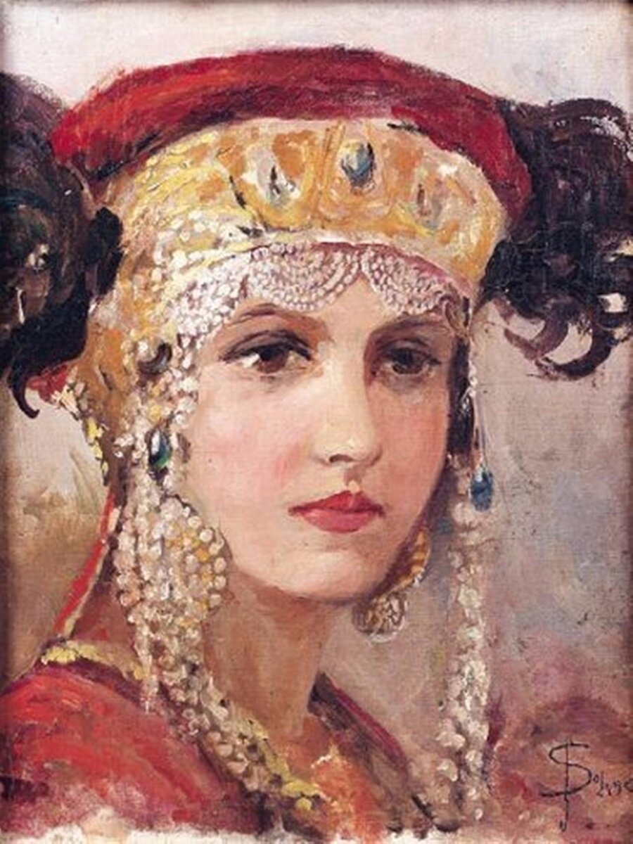 Сергей Соломко. Женщина в сороке.
