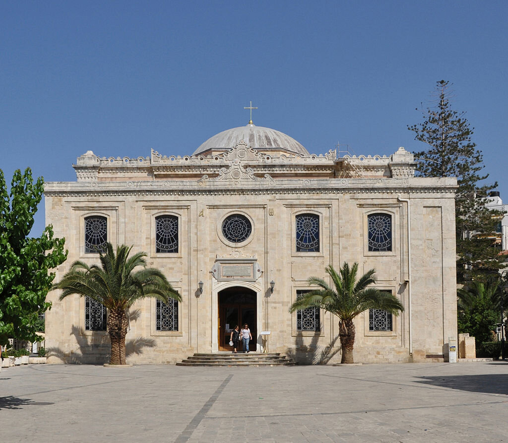 Titus Cathedral - Cathedral of the Heraklion Metropolitanate of the Cretan Orthodox Church in the city of Heraklion, Crete, Greece