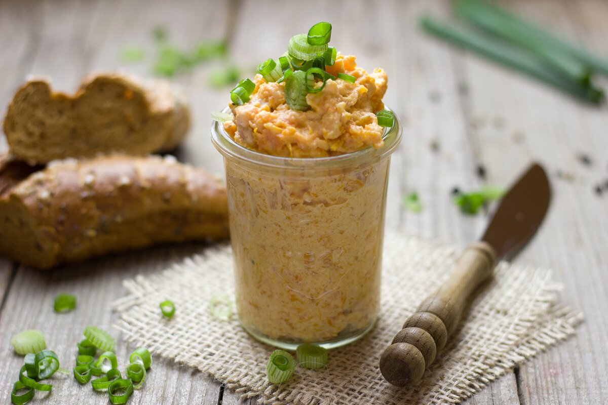 Риет из лосося с творожным сыром 