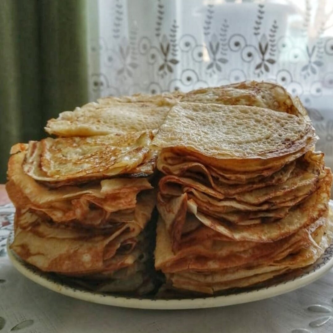 Блинчики тоже мамина работа