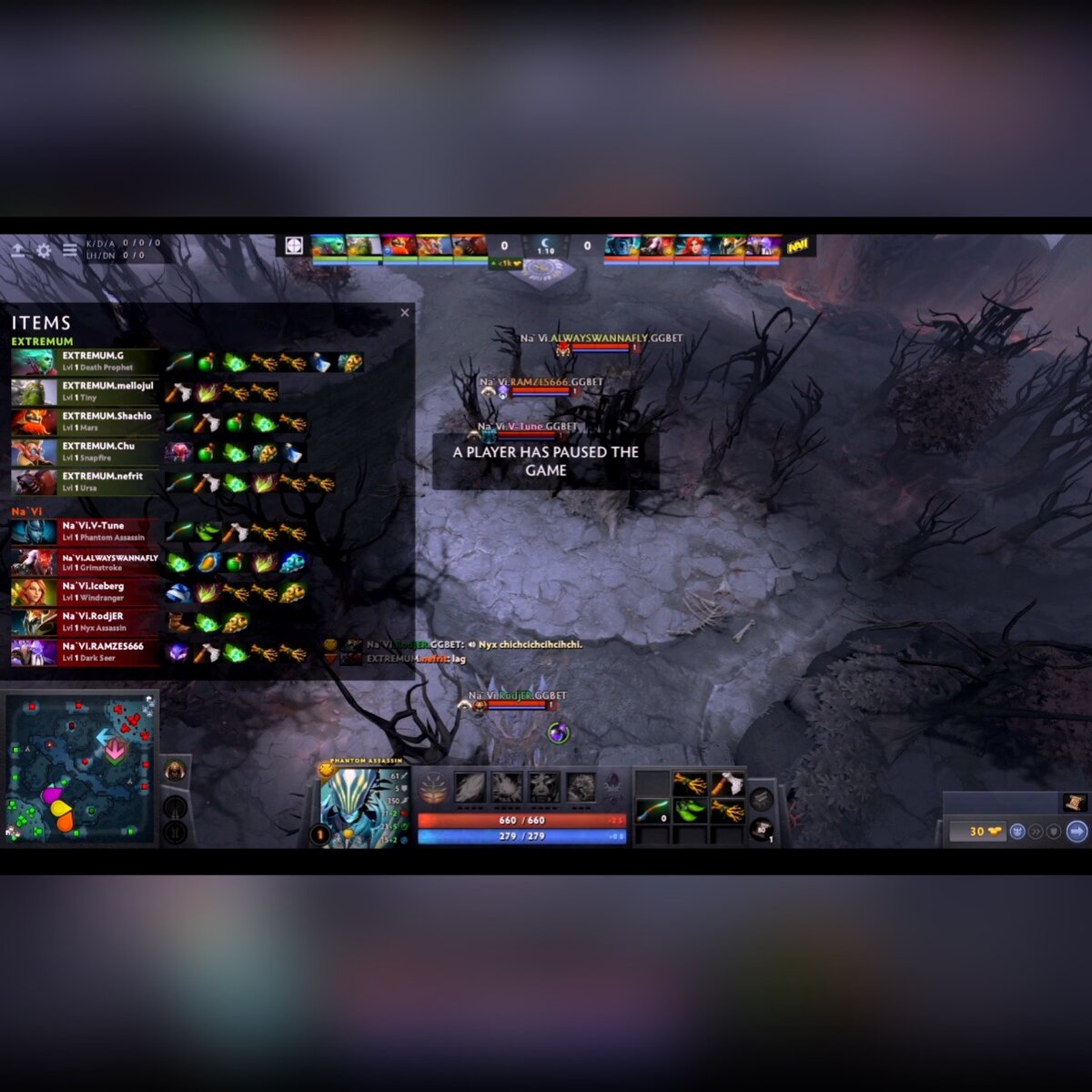 Драфт первой карты Navi vs EXTREMUM.