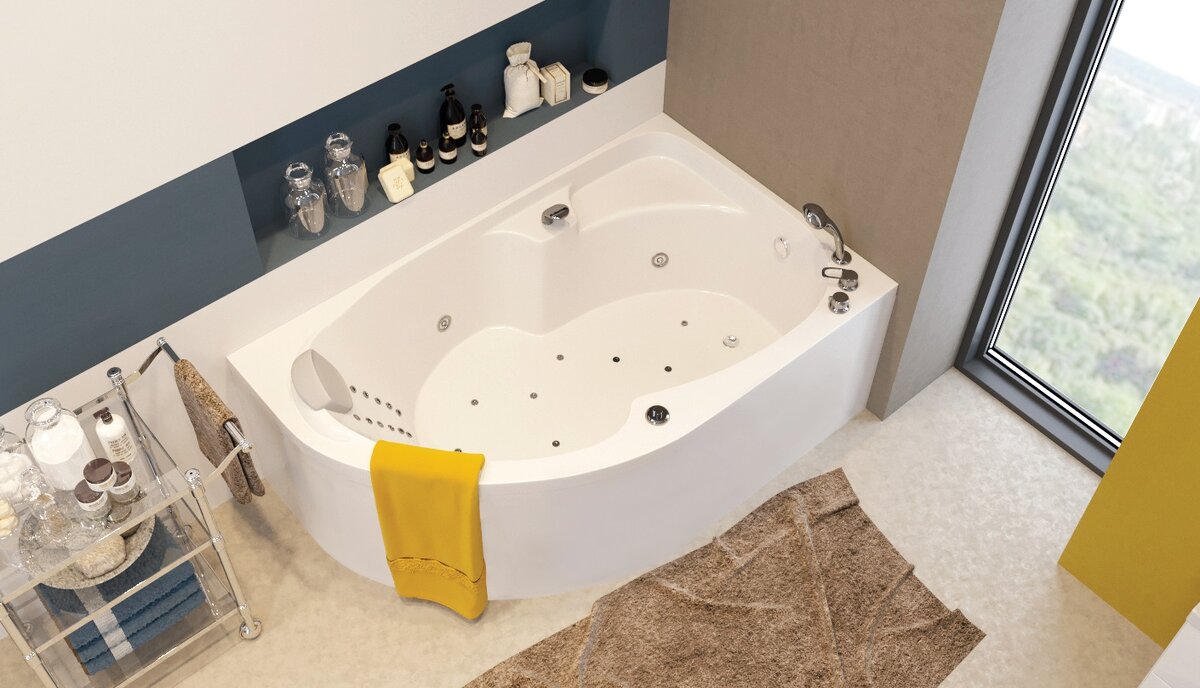В ассортименте представлены 5 моделей ванн глубиной 47см Ванна 1Marka DIANA 160x100 R/L 3D визуализация Описание: Эргономичная купель гарантирует комфортное купание, которое можно еще больше...