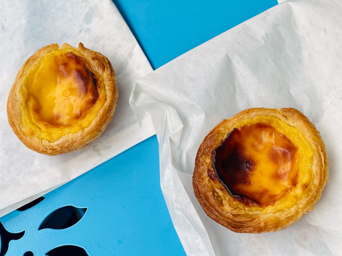 Pastéis de Nata (Portuguese Custard Tarts) Паштел-де-ната