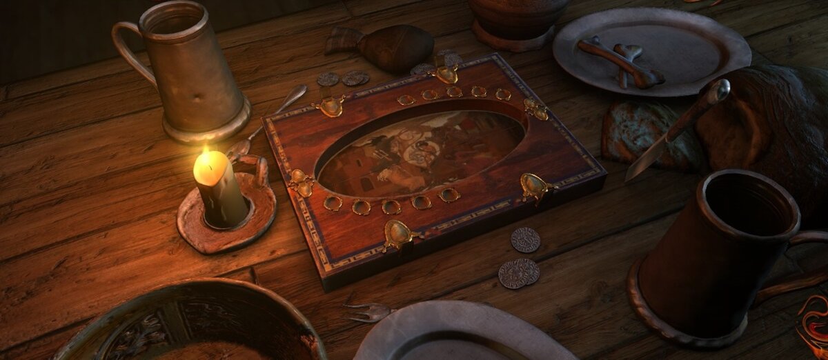 Доска для покера с костями