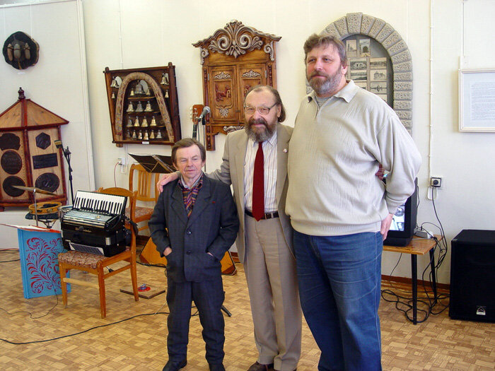 Юра Мальцев Спартак Арбатский и Владимир Монахов. Фото из  архива Владимира Монахова