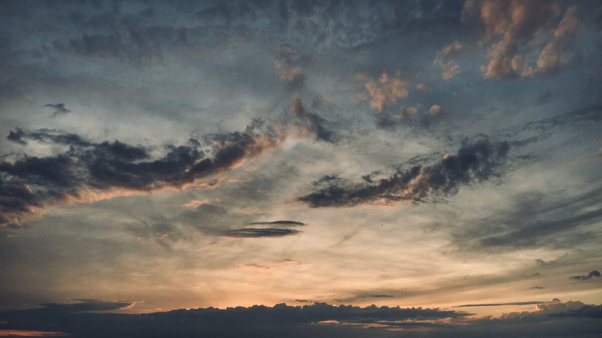 Небо на закате от пользователя с ником dfgdfgdfgdfg