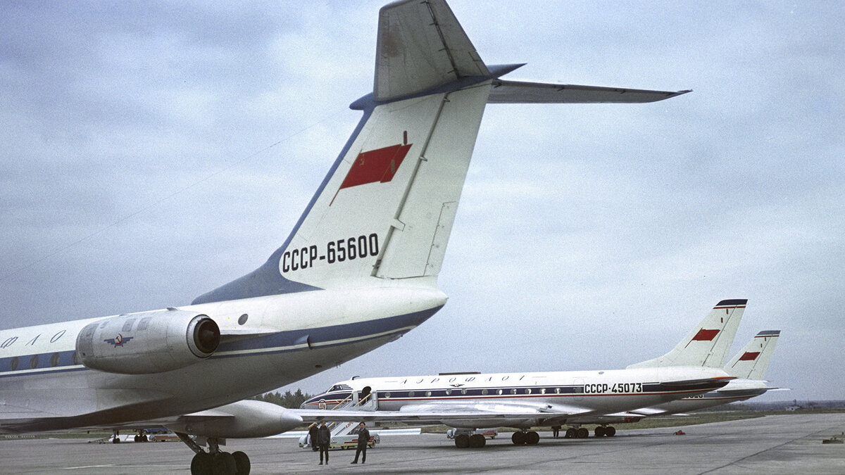    Самолеты "Ту-134" в аэропорту Внуково© РИА Новости . Владимир Акимов