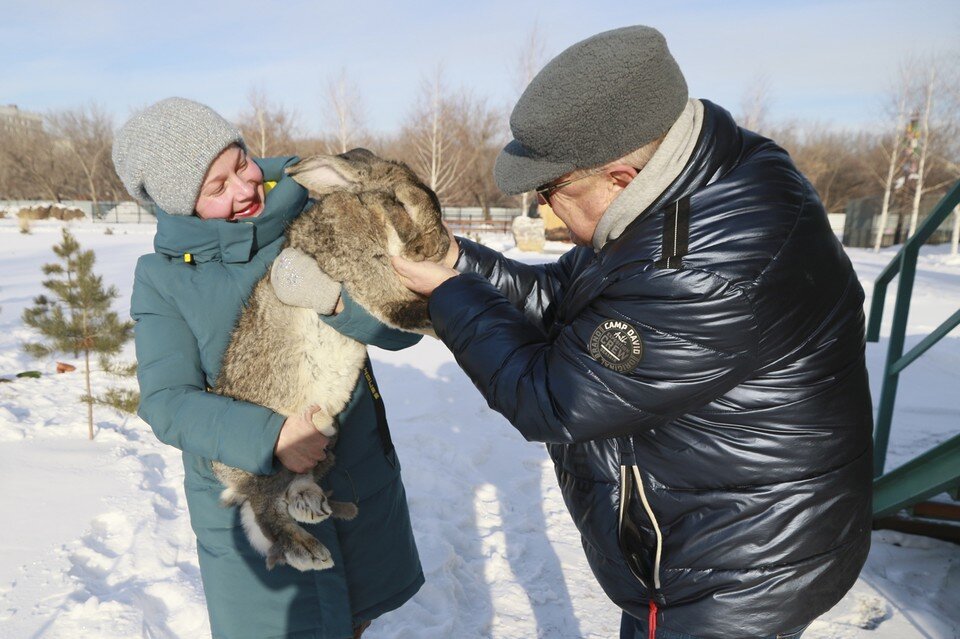     Кролики в барнаульском зоопарке Олег УКЛАДОВ