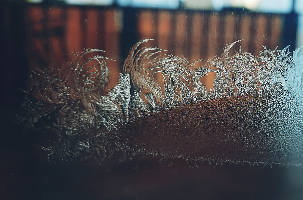 Фото автора. В Сибири мороз рисует узоры.