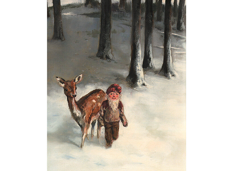 Иллюстрация из книги «Рождество с гномом»