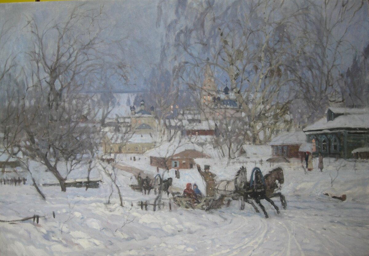 Картина Валерия Копняка. Холст, масло. Написана в 2011 году, когда ничего не предвещало нынешнего хаоса.