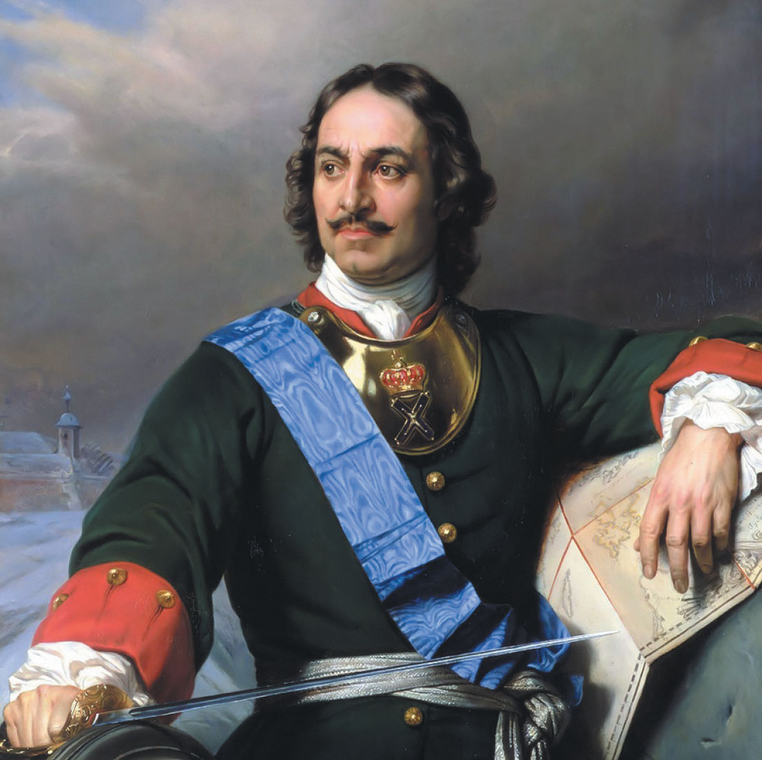 Петр Первый за волосы втащил Россию в Европу через им же прорубленное окно