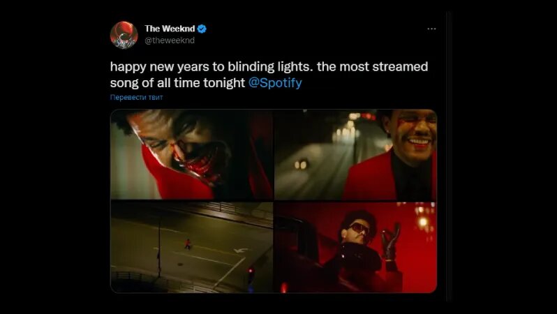    Фото: Twitter @theweeknd
