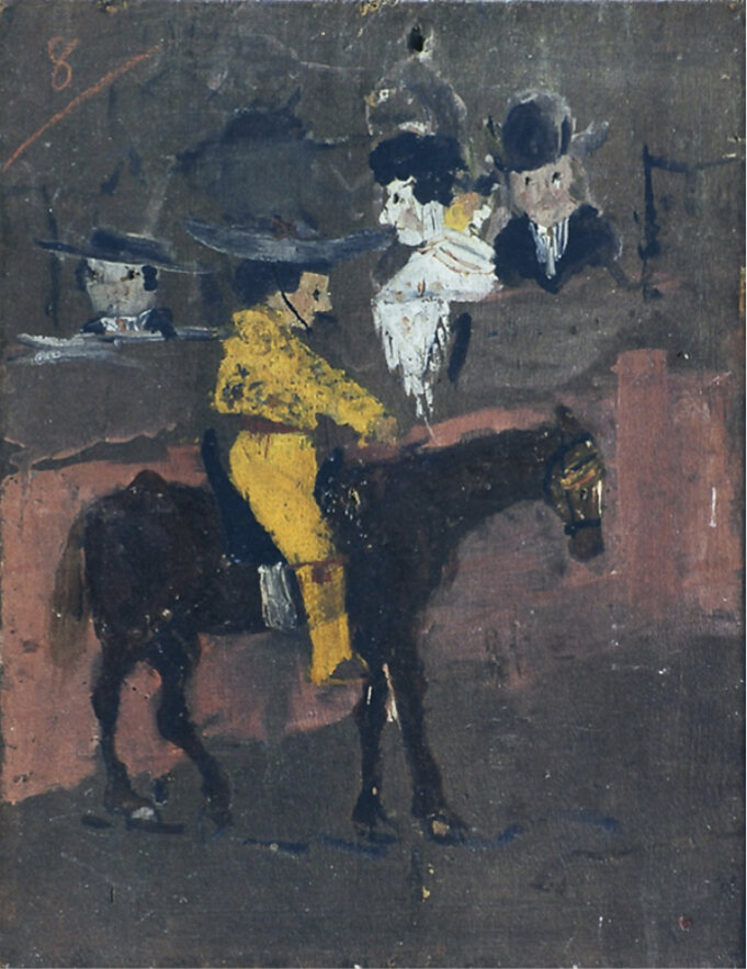 Пабло Пикассо. Желтый пикадор. 1889 г.