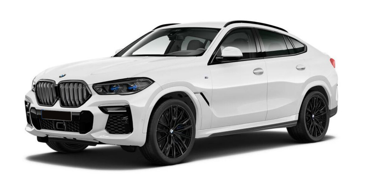 BMW X6 xDrive 30d — цвет Mineral White с доставкой и растаможкой