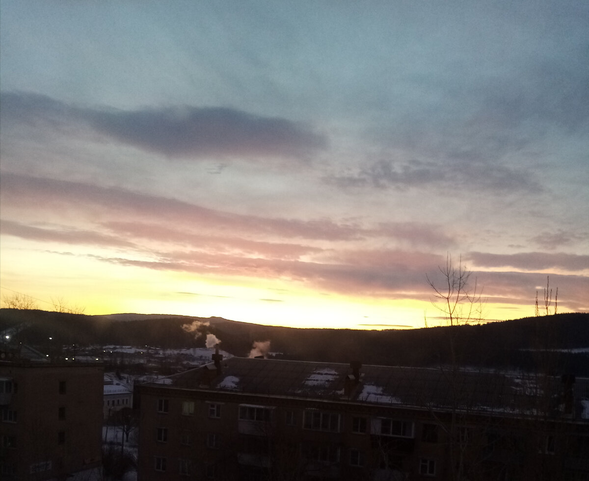 Рассвет над горами (все фото автора) 