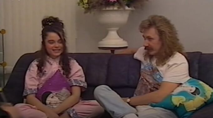 Наташа Королева и Игорь Николаев в 1992 году в программе "Парадиз коктейль" / Youtube