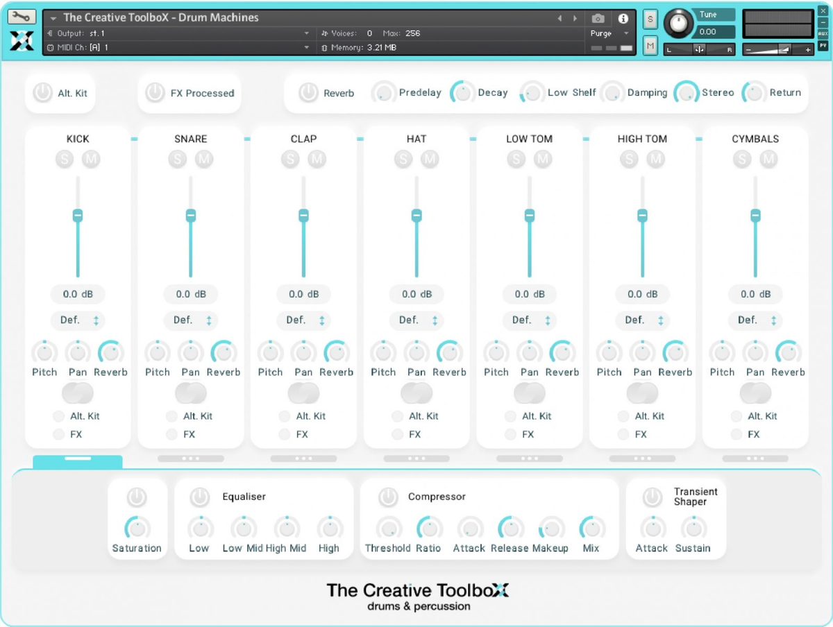 The Creative ToolboX: Drums and Percussion