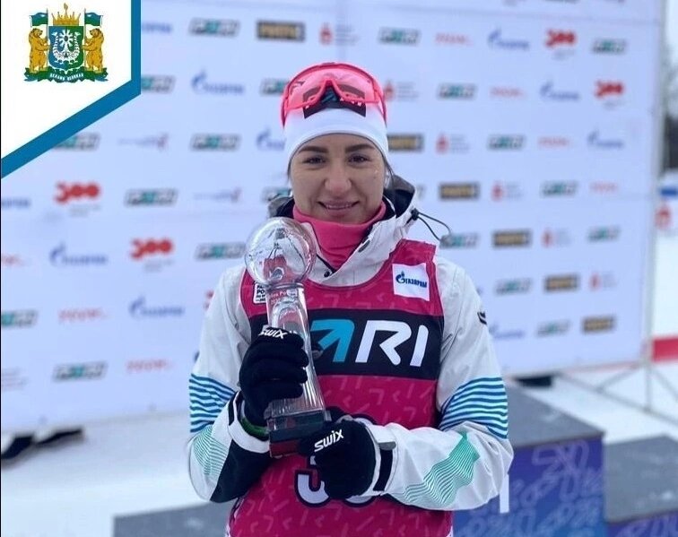    Елизавета Каплина завоевала малый хрустальный глобус в спринтерском зачете Кубка России по биатлону