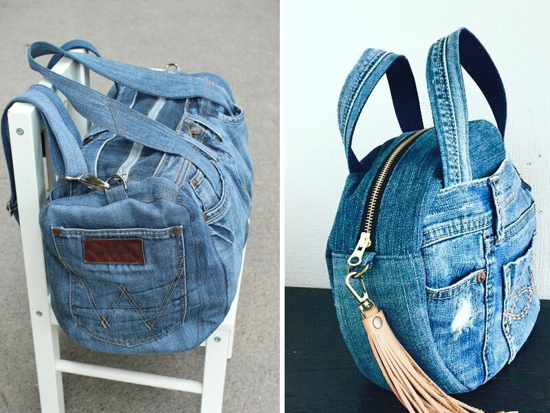 Как сшить сумку из джинсов своими руками: выкройки и описание. 100 идей