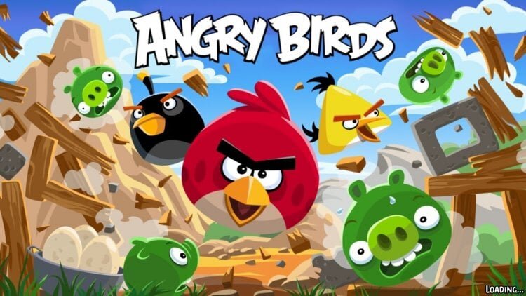    Angry Birds одно время была практически на каждом смартфоне.