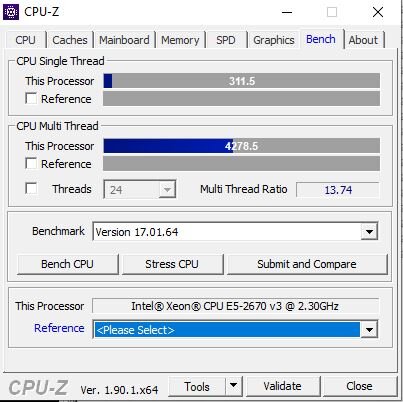 Xeon E5 2670 v3 без разгона