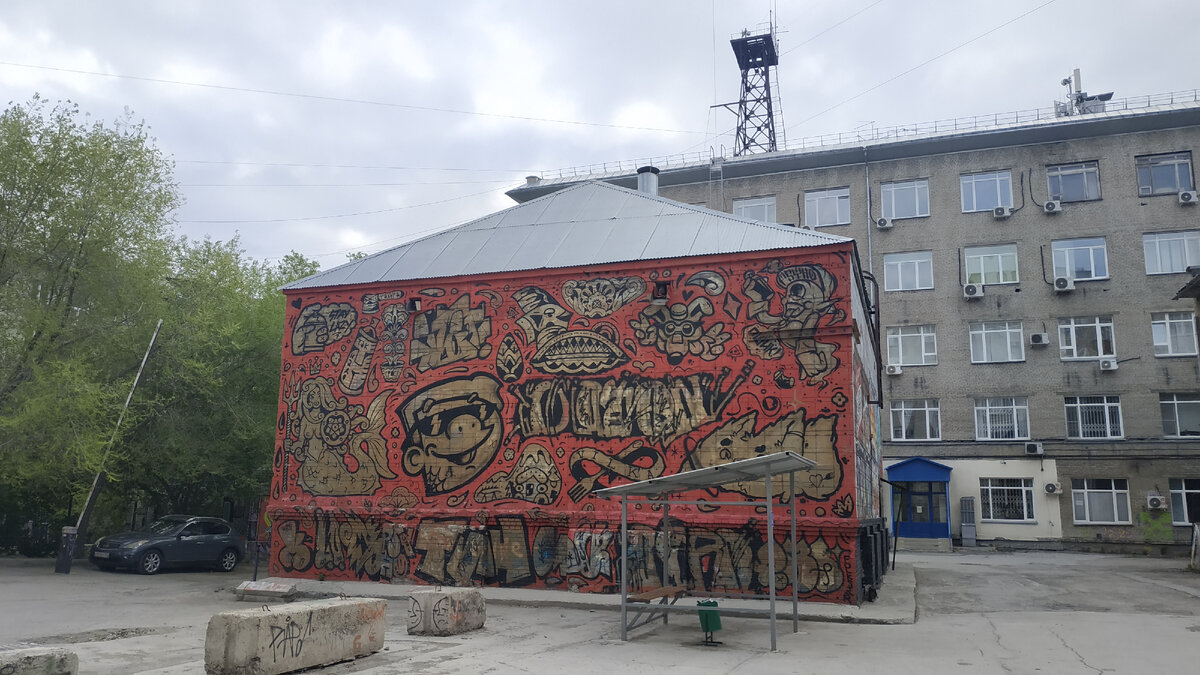 Граффити "Фолк Stars", 2019 г.