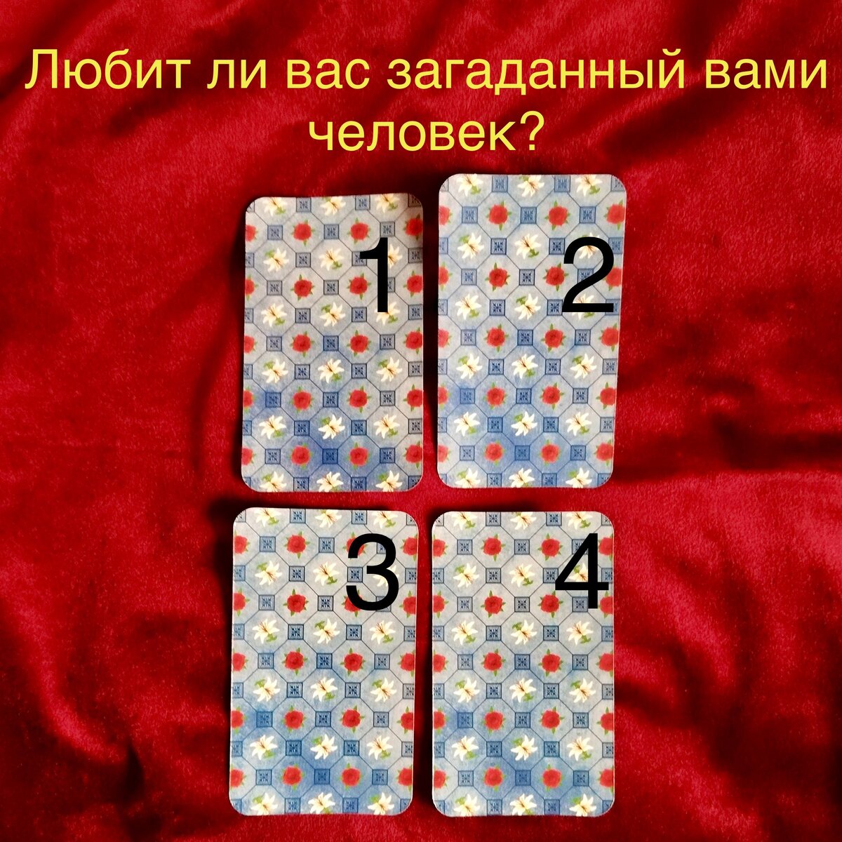 Выберите одну карту 