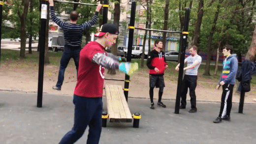 учимся приземляться на ноги