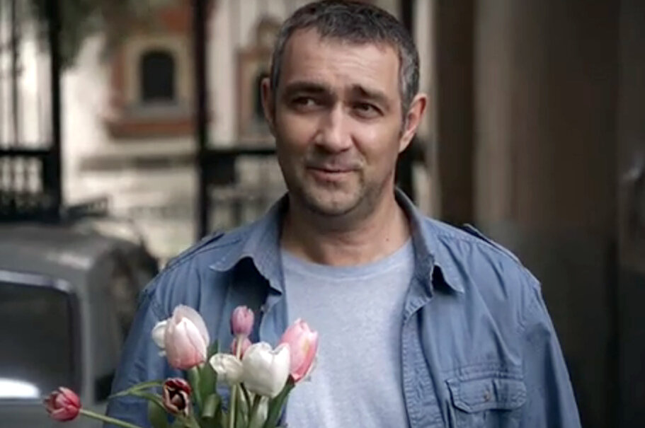 Константин Юшкевич в роли капитана Балабина. Кадр из кинофильма "Балабол", 2014 г., режиссер Владимир Мельник, сценаристы Андрей Шишов, Никита Евган, композитор Илья Трусковский, Скриншот кадра для иллюстрации