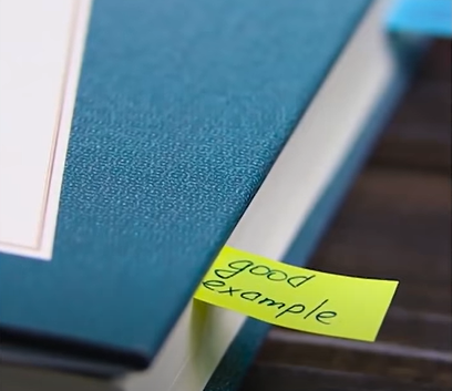 Как сделать быструю закладку в книге