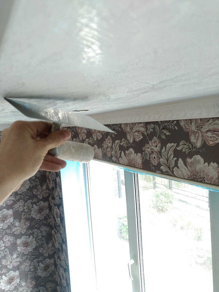 Глянцевание кельмой