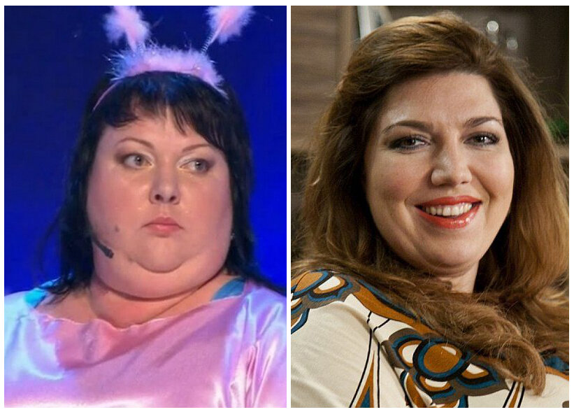 Картункова и Скулкина до похудения