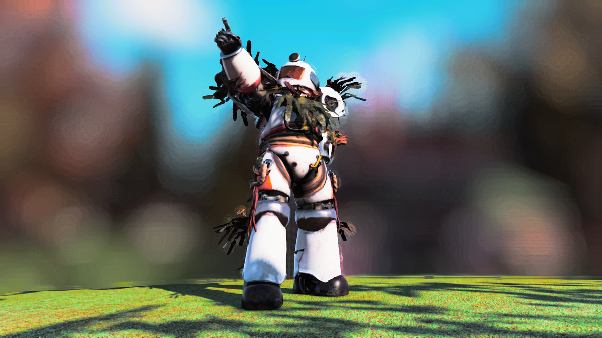 Силовая броня "Сердце душителя" с модной окраской "Капитан космос"