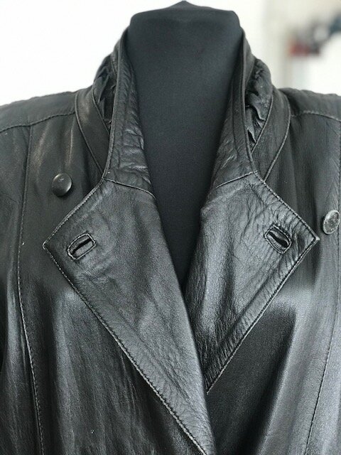 Реконструкция кожаной куртки. Ателье Ирины Берзиной.