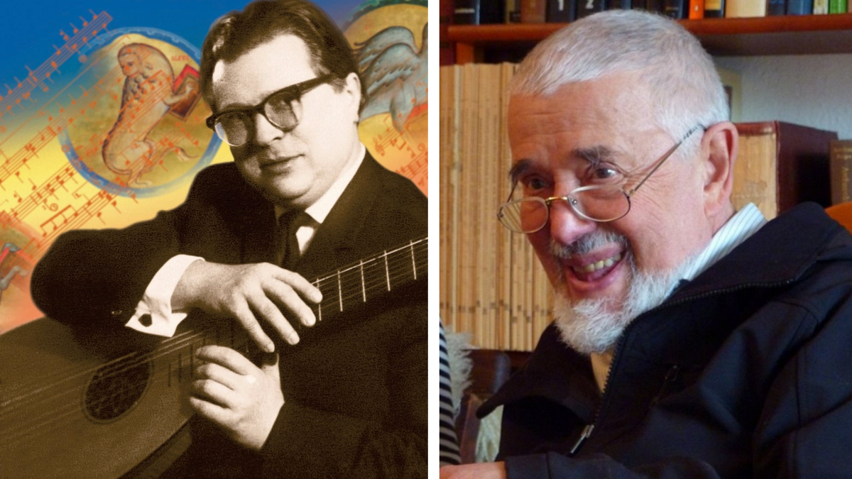 На фото композитор Владимир Вавилов и поэт Анри Волохонский.