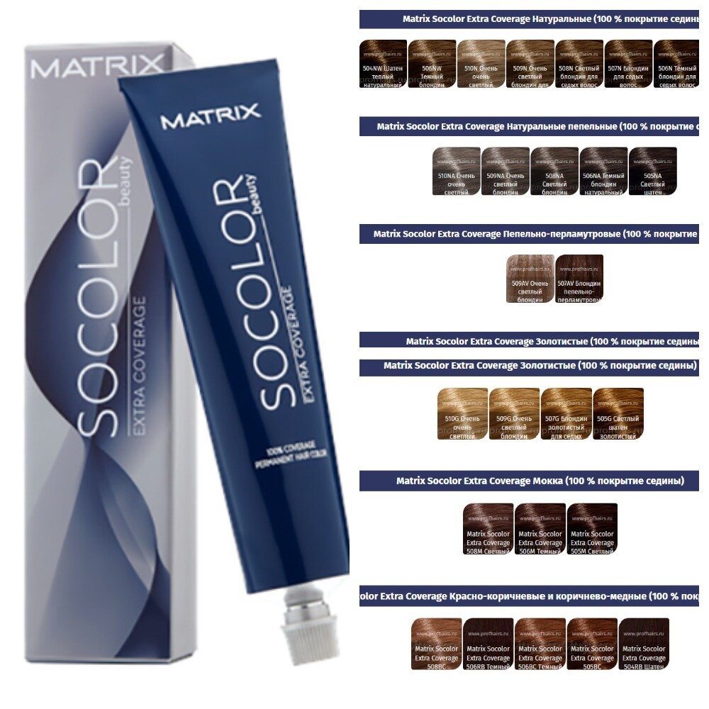 Matrix socolor для седых волос. Матрикс СОКОЛОР для седых волос 7c фото.