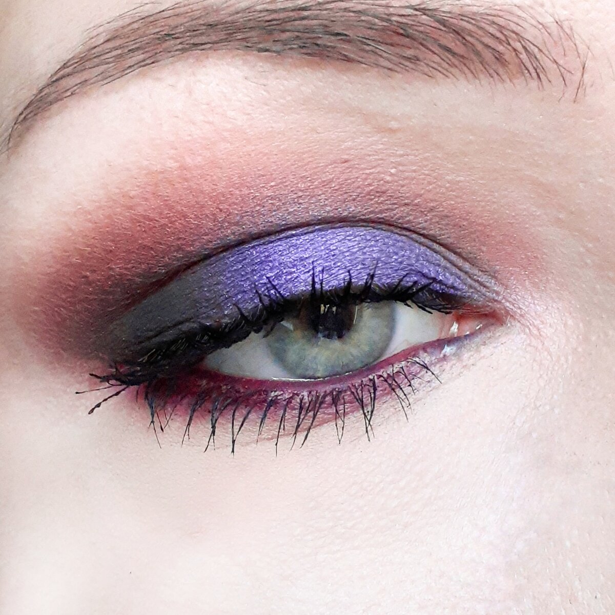 Фиолетовый макияж