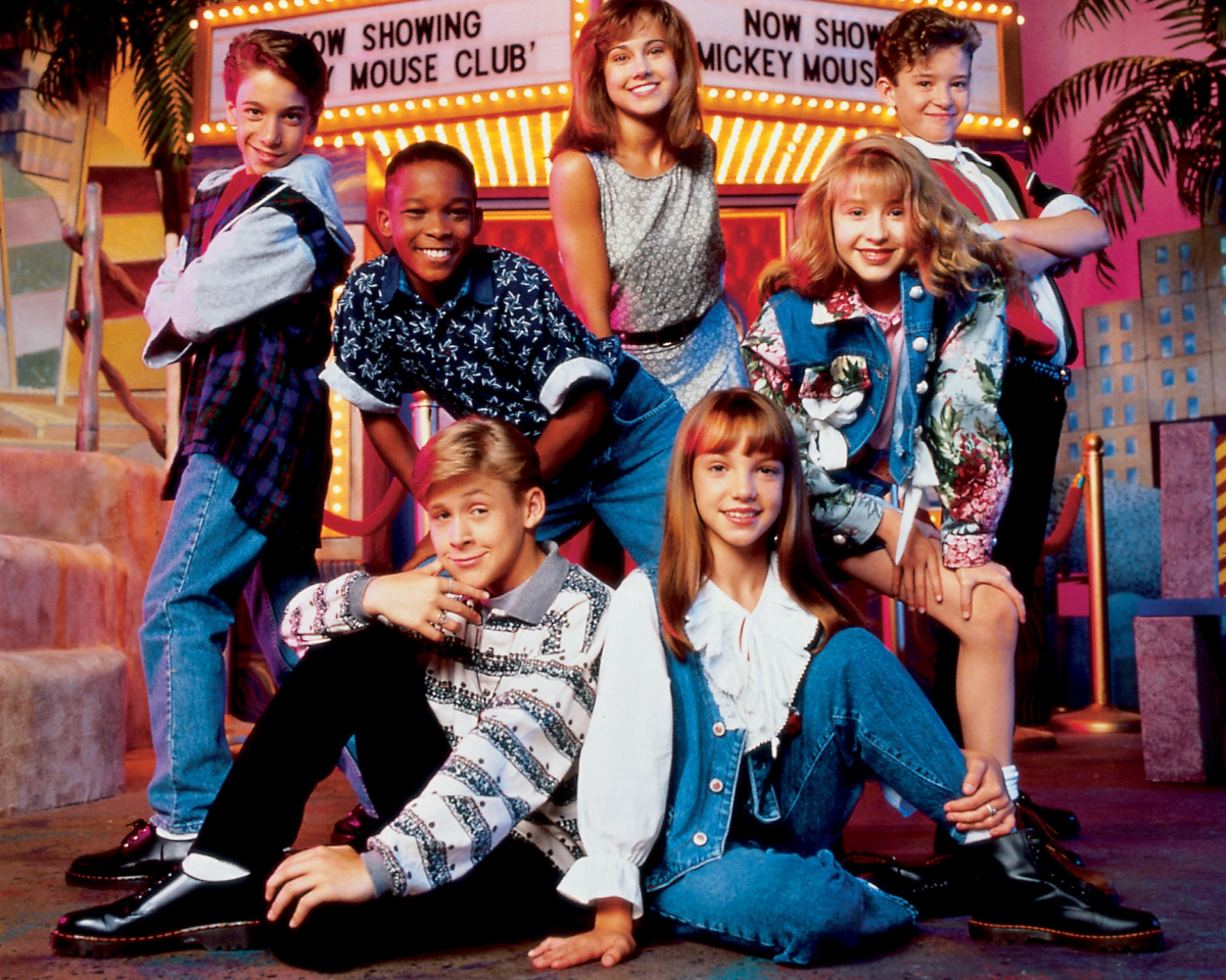 Бритни, Гослинг, Тимберлейк, Агилера во времена Клуба Микки Мауса.