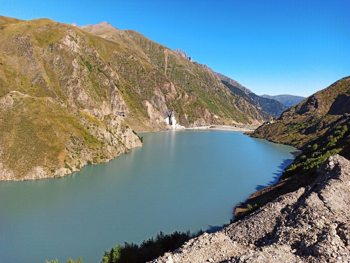 Водохранилище Зарамаг Северная Осетия