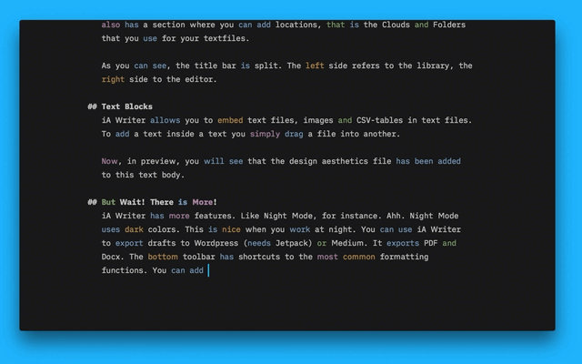 Источник: iA Writer
